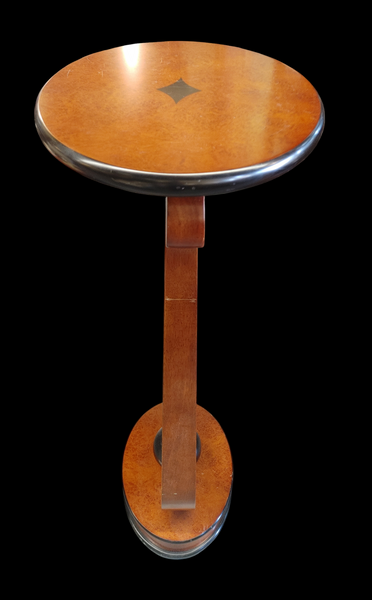 Bombay Company Biedermeier Lyre Style Accent Table Pedestal