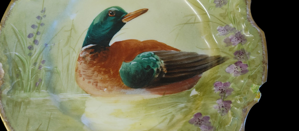 Late 19th Century Limoges Game Bird Set Dinnerware - 9 Pieces