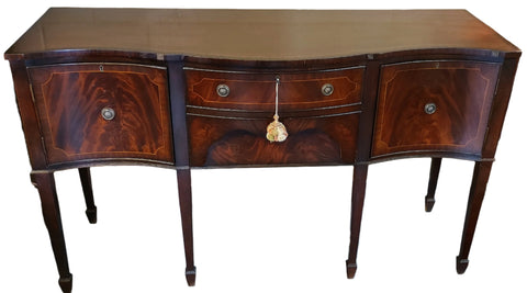 20th Century Flame Mahogany Regency Style Server/Buffet