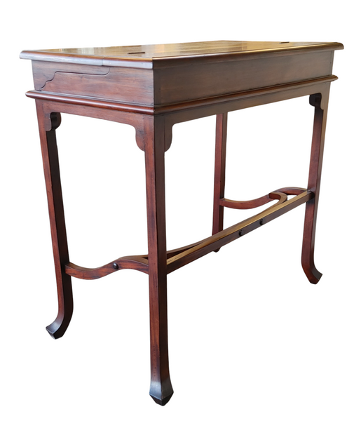Military Campaign Style Writing Desk Flip Top