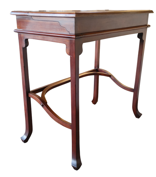 Military Campaign Style Writing Desk Flip Top