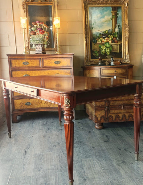 Lexington Palmer Home Collection PCH Inlaid Partners Writing Dining Table Desk