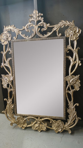 Ornate French Style Floor Mirror