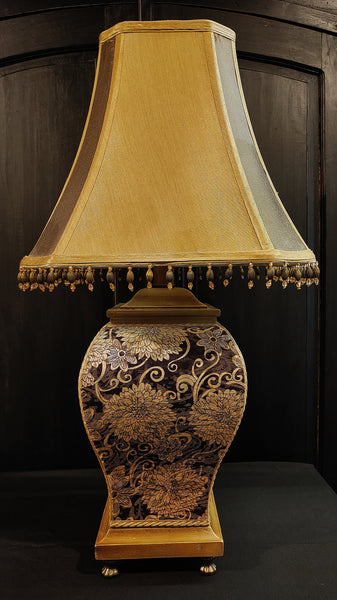 Designer Asian Style Urn Lamps - A Pair