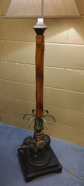 Vintage Elephant Tropical Floor Lamp