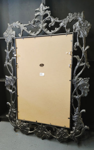 Oversize Baroque Rococo French Style Beveled Statement Mirror