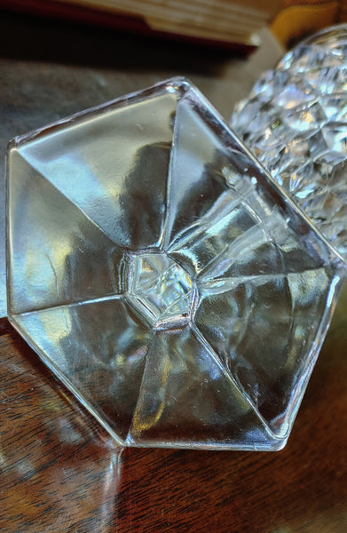 Fostoria American Cubist Water Juice Wine Iced Tea Glass - Set of 4